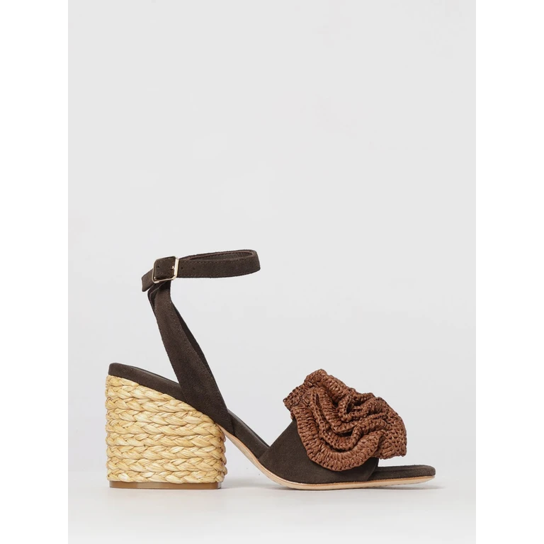 Heeled Sandal Woman color Brown (1904CHOCOLATE)