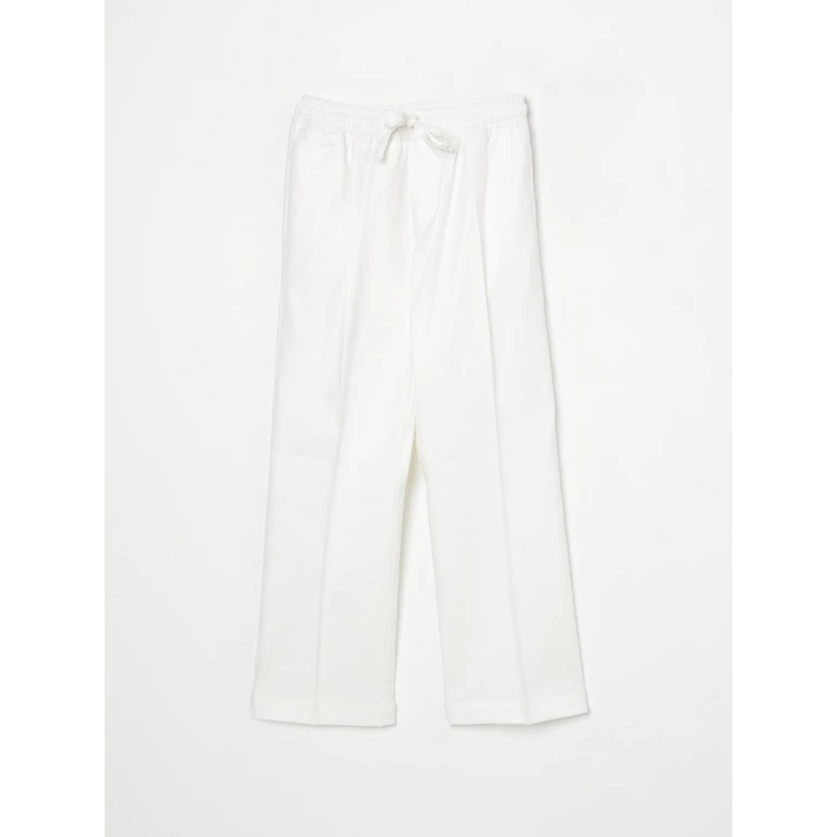 PAOLO PECORA Pants Kids color White (PP3915GESSO)
