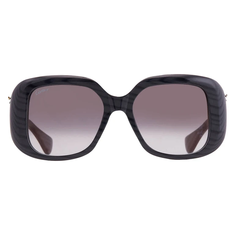 Cartier Panthere C Grey Square Ladies Sunglasses CT0471S 003 54