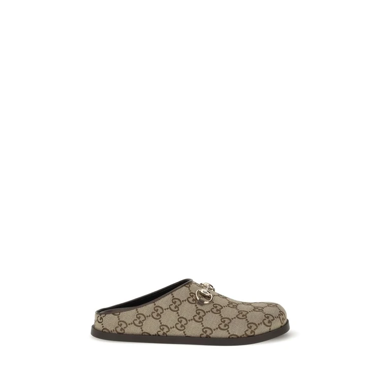 Beige Rubber Mules - Women