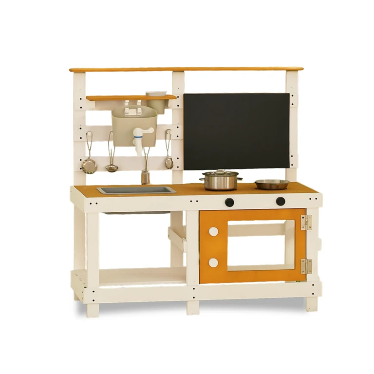 Woodland Mud Kitchen - Montessori Outdoor Wooden Play Kitchen