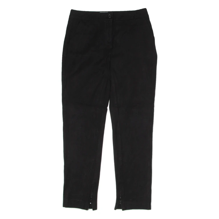 REISS Paris Womens Trousers Black Regular Jegging Viscose W28 L26