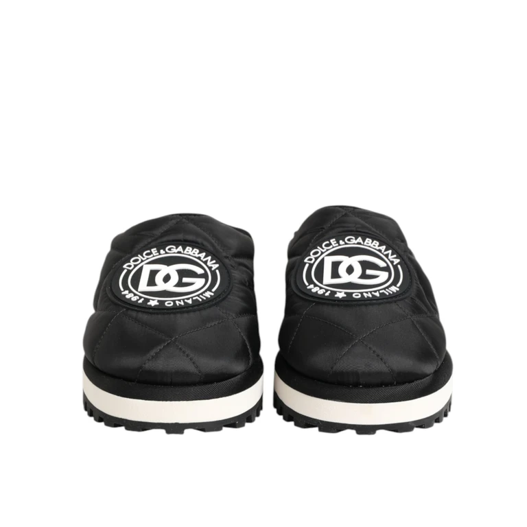Black Nylon Low Top Slip On Sneaker Shoes El+pa+pl+pu+vi - Men