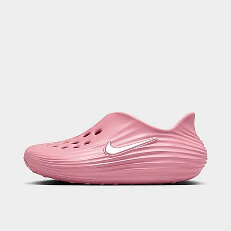 Nike Big Kids ReactX Rejuven8 Recovery Casual Shoes in Elemental Pink/Elemental Pink/Elemental Pink Size: 4.0
