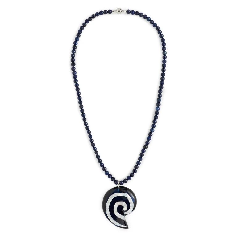 Julietta Alma Necklace Navy One Size