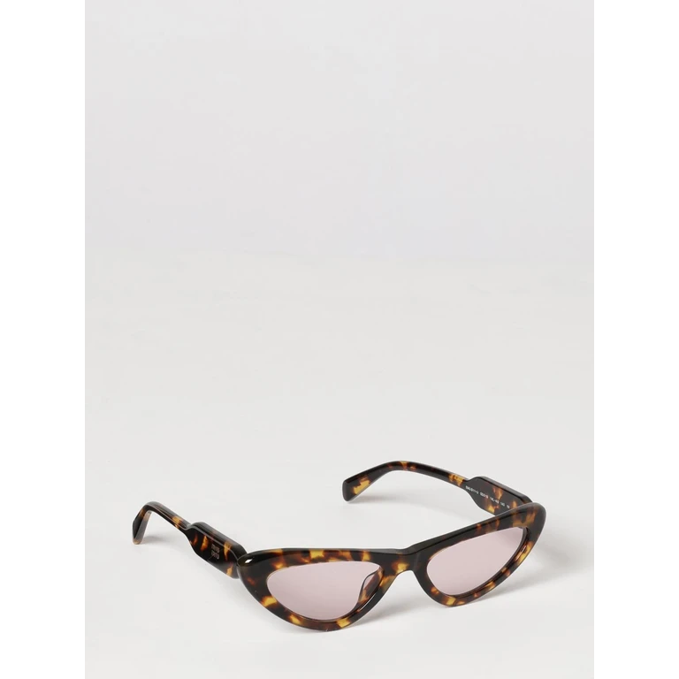 Triangular Frame Acetate Sunglasses with Contrast Logo (B11SU14L4I0)
