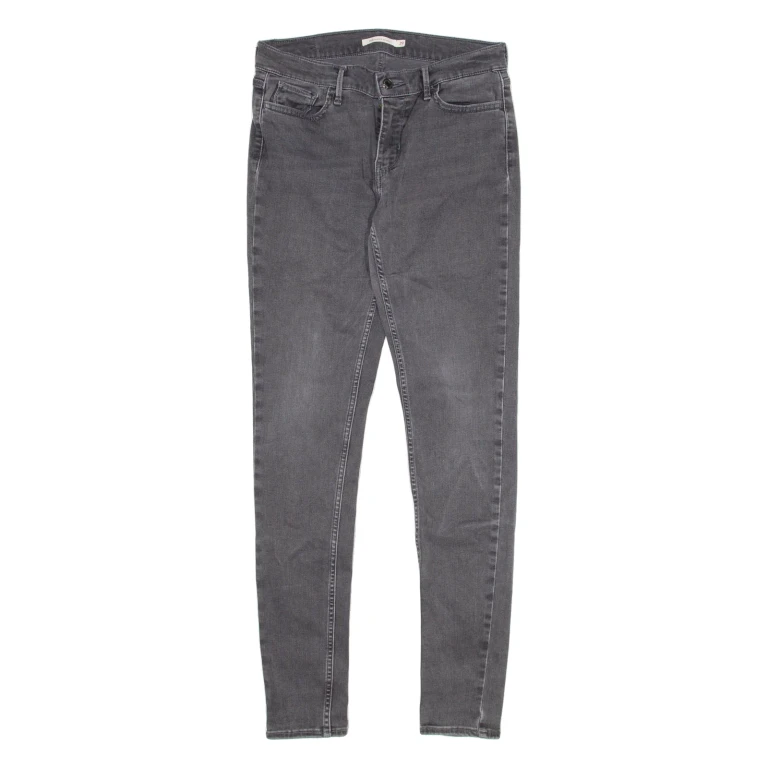 LEVI'S Womens Jeans Grey Regular Straight W29 L30