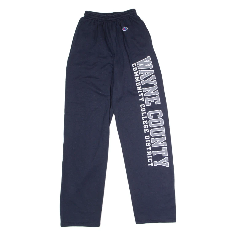 CHAMPION Wayne Country College District Womens Joggers Blue Straight S W20 L30