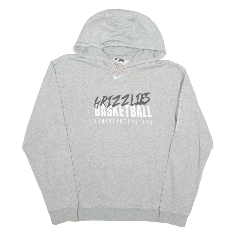 NIKE Grizzlies Basketball Mens Grey Hoodie USA L