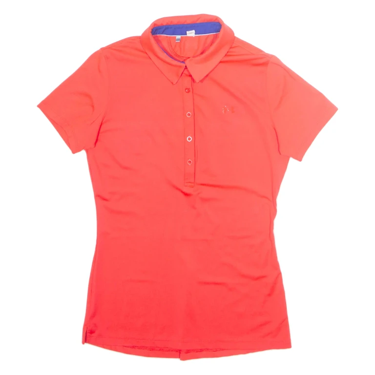 UNDER ARMOUR Womens Polo Shirt Pink XS