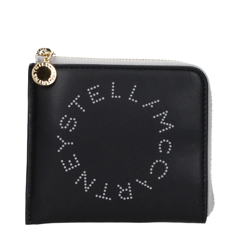 Stella McCartney Black Leather Wallet - Women