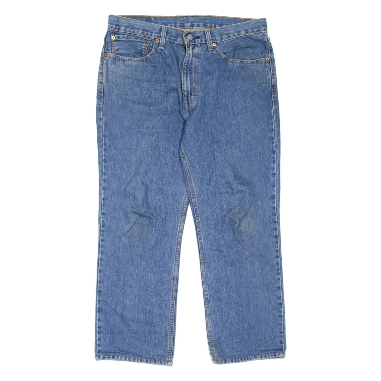LEVI'S 516 Jeans Mens Blue Regular Straight W35 L26