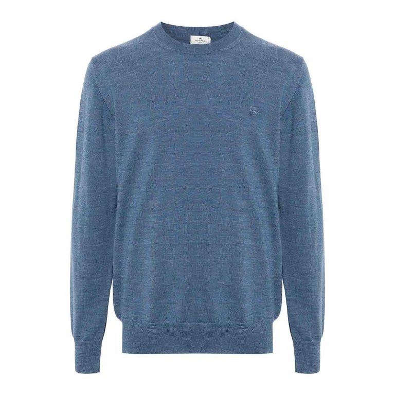 Pull Col Rond - Bleu (MRKF0003AL257B0537)
