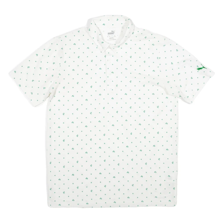 PUMA Mens Polo Shirt White M