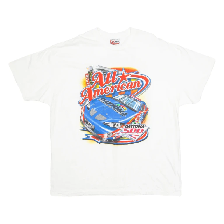 CHASE NASCAR Daytona 500 2003 Mens T-Shirt White XL