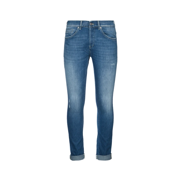 Dondup Pantalone George Blue Co Eme Ea Pantaloni - Men
