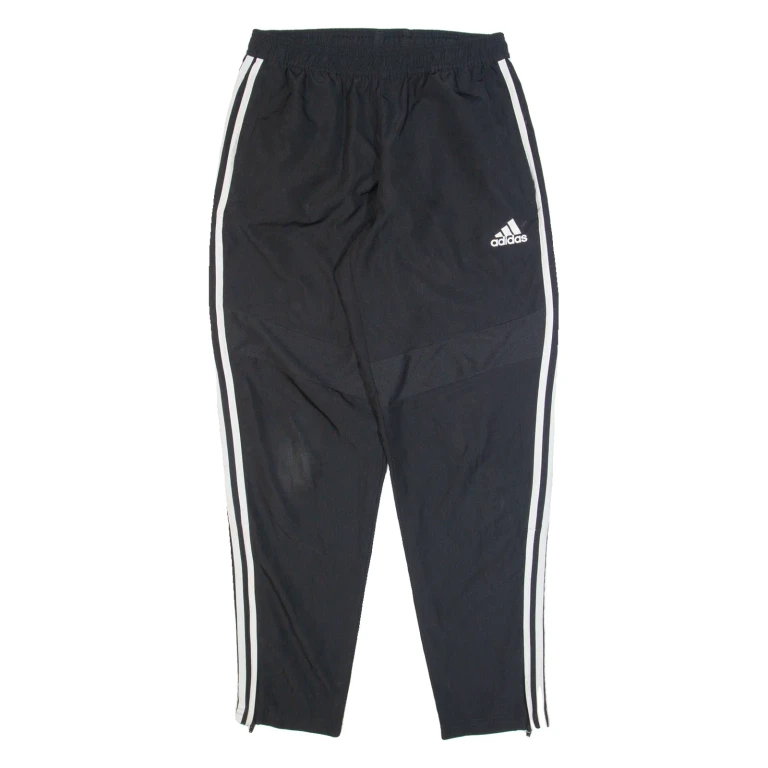 ADIDAS Mens Joggers Black Tapered M W28 L30