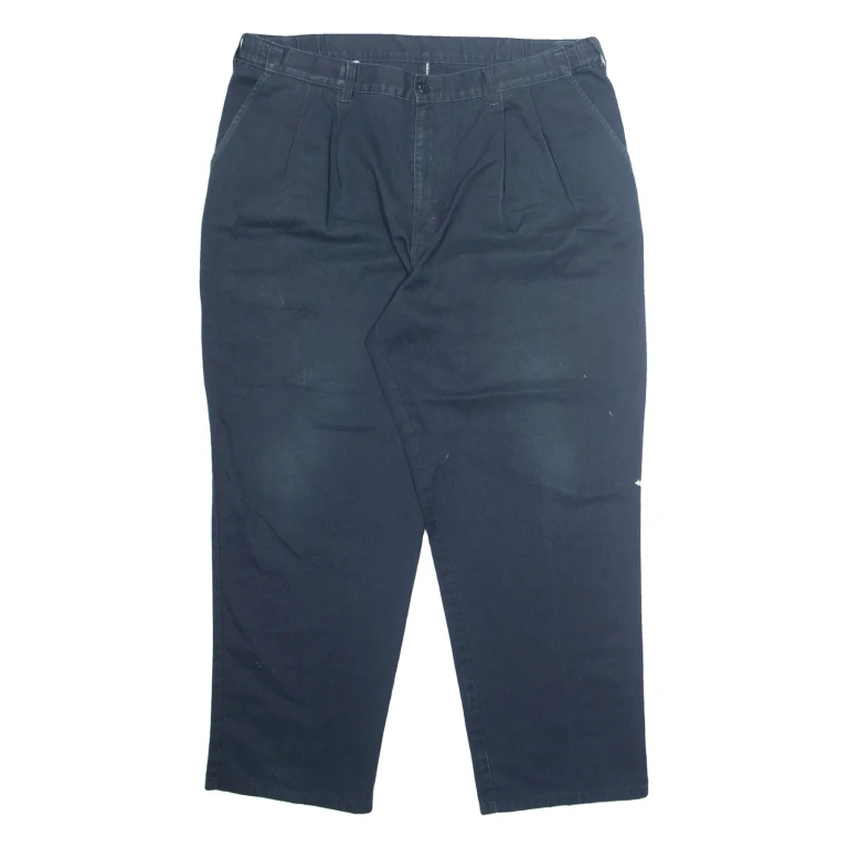 DICKIES Chino Mens Trousers Blue Regular Straight W36 L28