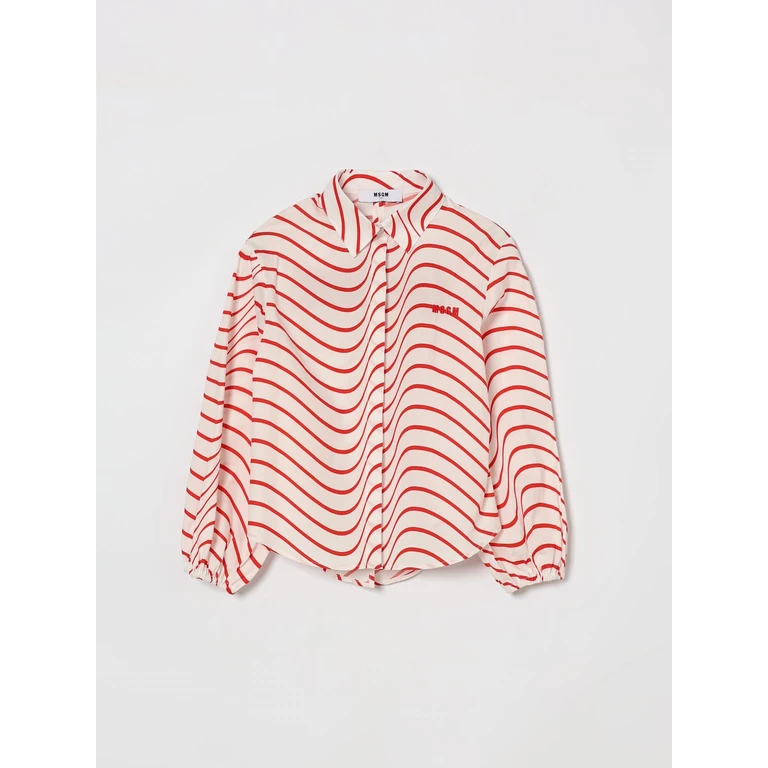 MSGM KIDS Shirt Kids color Red (S6MSJGSI178MS004)