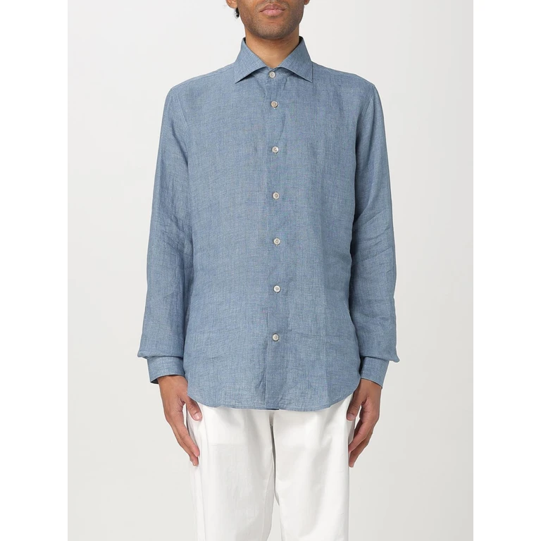 Shirt Men color Gnawed Blue (K75CAMH03TES0I16608N)