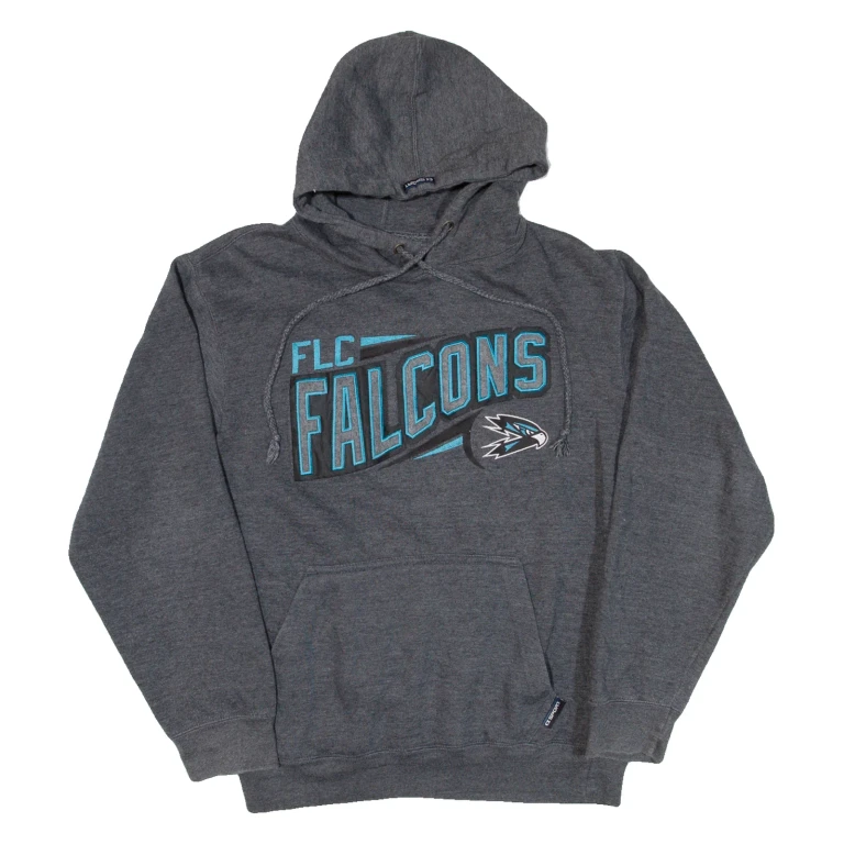 Falcons Mens Grey Hoodie USA M