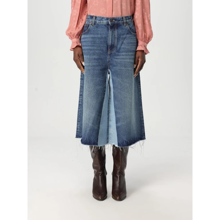 CHLOÉ Shorts Woman color Blue (CH25SDS02158476)