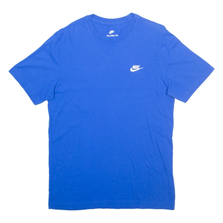 NIKE Mens T-Shirt Blue S