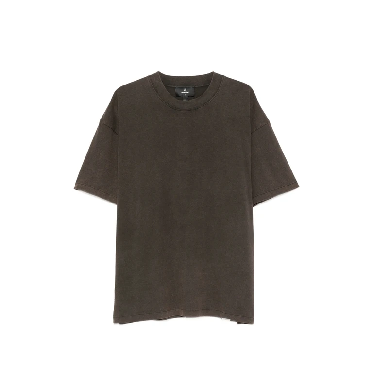 Represent Initial Faded-effect Logo-plaque T-shirt