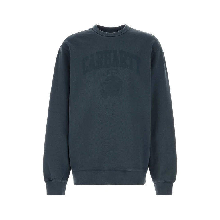 Carhartt Wip Blue Cotton Faded Pond Corps Sweat Exterior: Felpe - Men