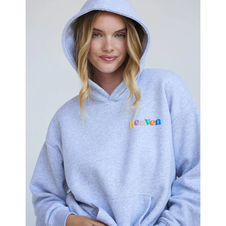 Heaven Heather Grey Unisex Hoodie