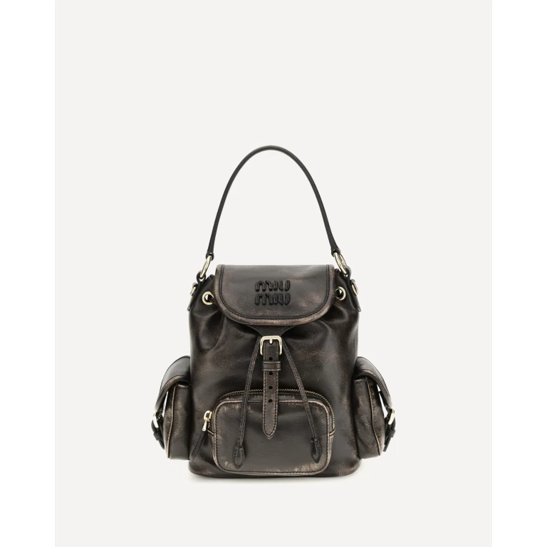 MIU MIU Medium leather Backpack Female UNI