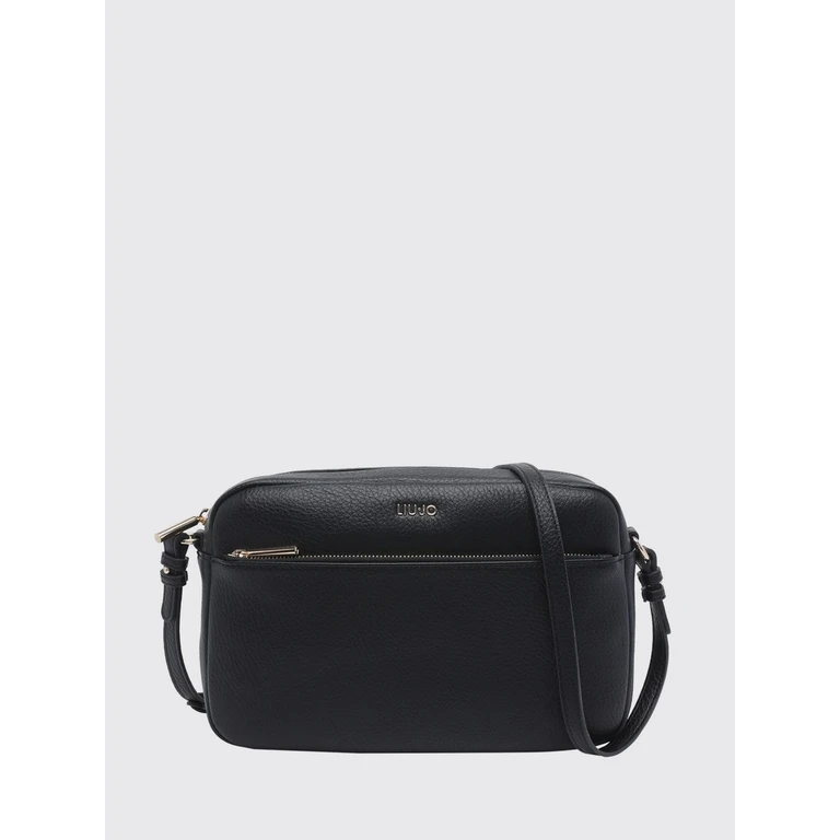 LIU JO Grained Faux Leather Camera Bag with an Adjustable Strap and Logo (AA6204E110922222)