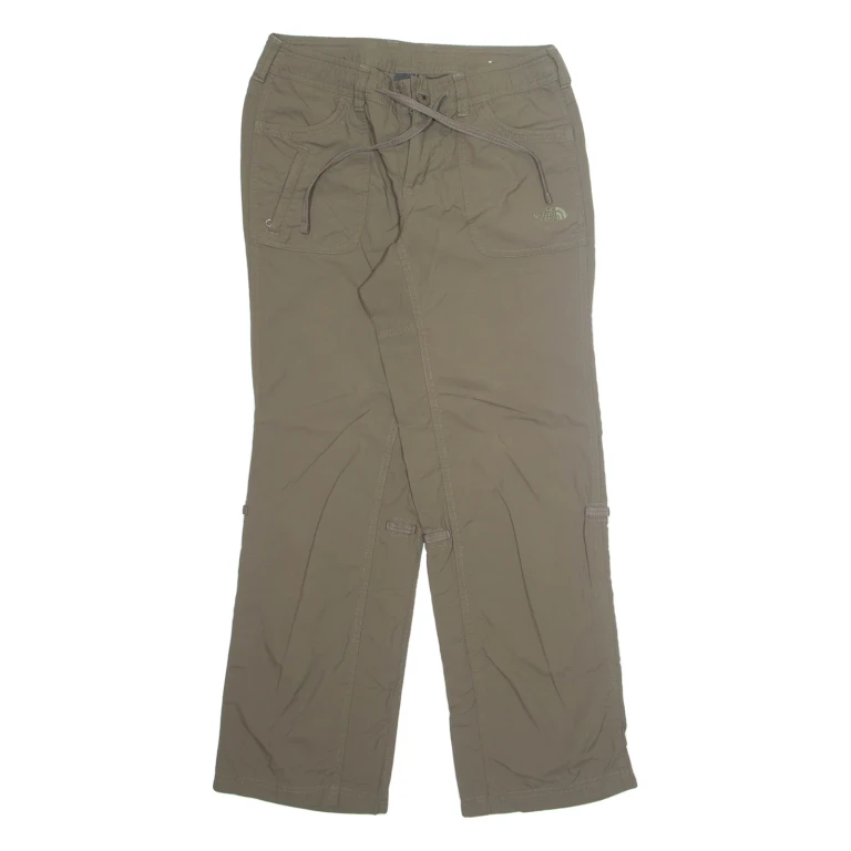 THE NORTH FACE Outdoor Womens Trousers Green Regular Straight Nylon W28 L28