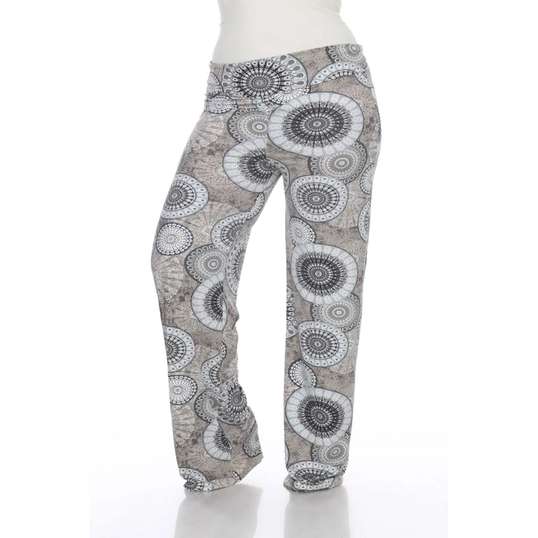 Women's Plus Size Printed Palazzo Pants