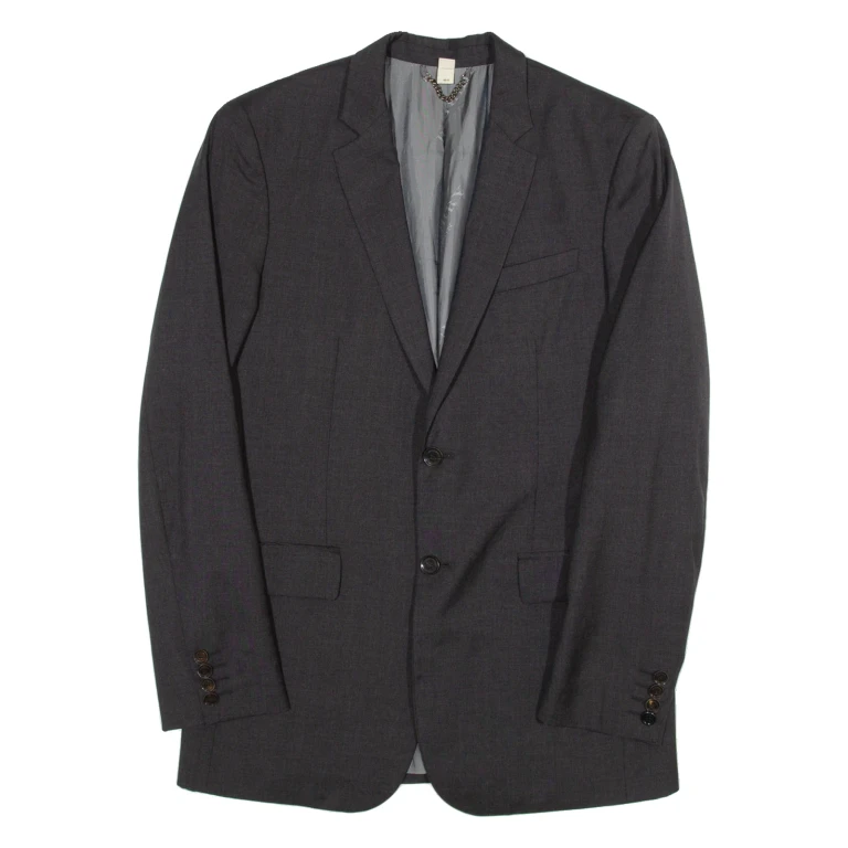 BURBERRY Mens Blazer Jacket Green Wool 90s M