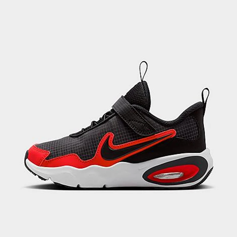 Nike Little Kids Air Max Nova Casual Shoes in Anthracite/University Red/Black Size: 1.0