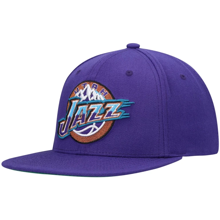 Men's NBA Team Ground 2 Snapback Hwc Jazz Snapback Caps