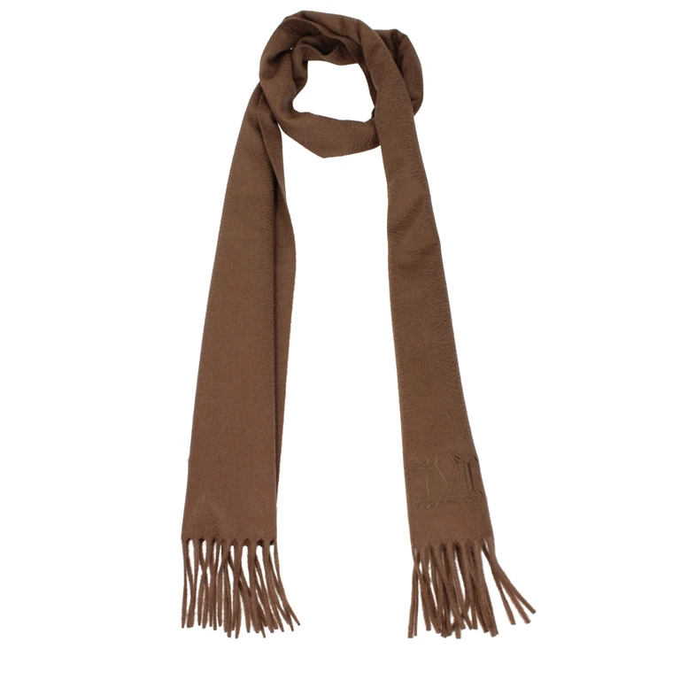 Max Mara Brown Cashmere Foulard Accessory - Women