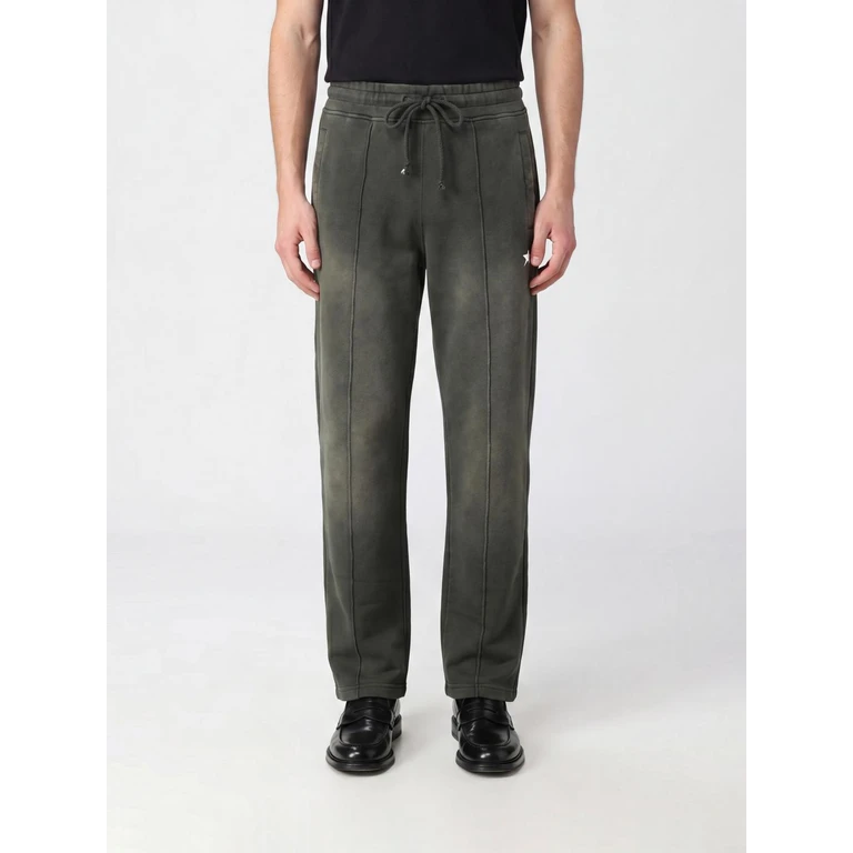 Cotton Jogging Trousers with Drawstring and America Pockets (GUP02714P00251760666)