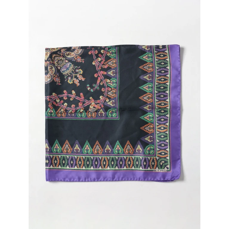 Neck Scarf Woman color Blue (WAXA0006AKD98X0883)