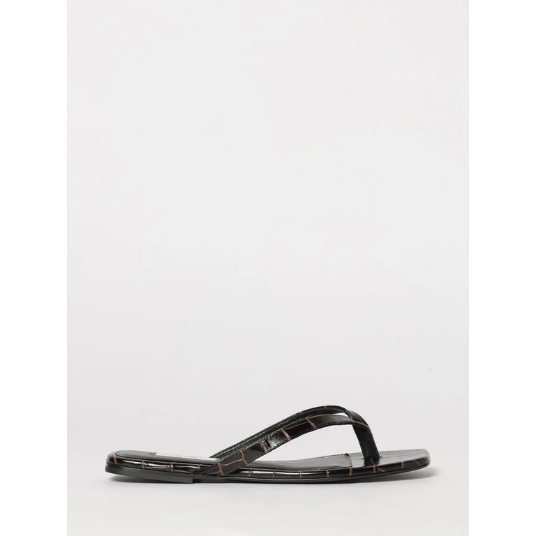 Heeled Sandal Woman color Brown (252WAS4557LE0076034)
