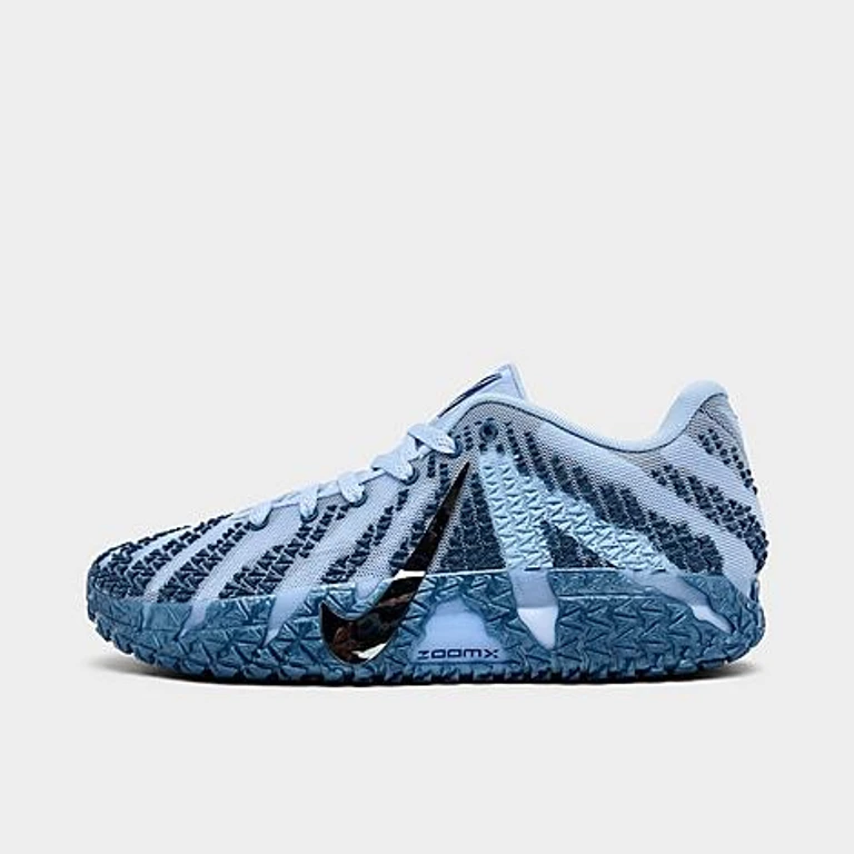 Men's Ja 3 Basketball Shoes in Cobalt Bliss/Metallic Silver/Midnight Navy Size: 7.5