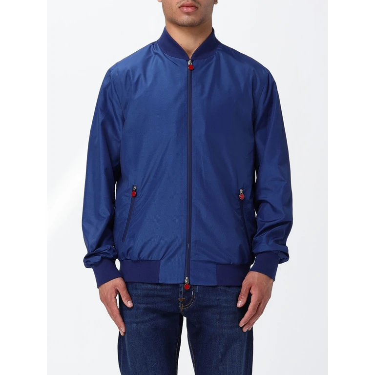 Stretch Technical Fabric Bomber Jacket with Zip Closure (UBLMSEAK0744H10003)