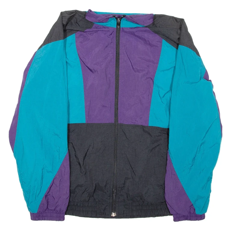 THE GREAT PLAINS Mens Shell Jacket Blue Nylon Colourblock S