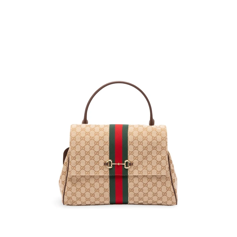 Gucci `Gucci Horsebit Web` Handbag (875019FAFV9)