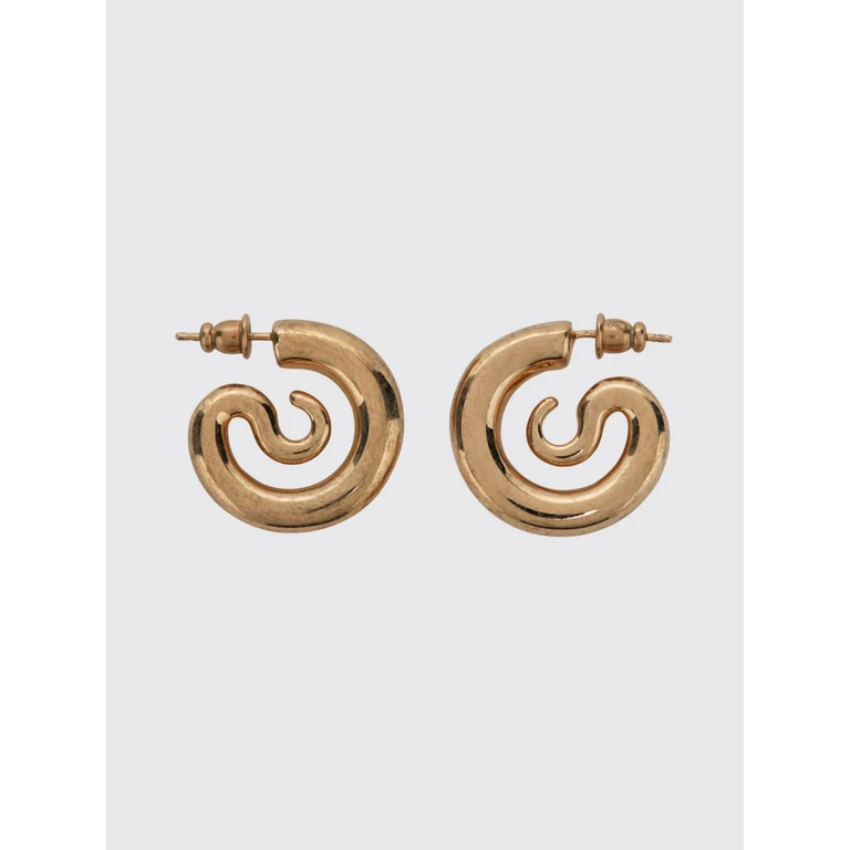 Serpent Two-Colour 18kt Gold-Plated Hoop Earrings (CAOEA032PGOLD)