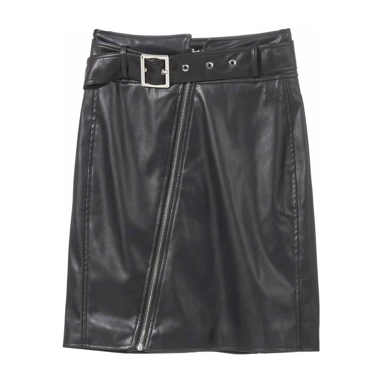 Jupe En Cuir - Noir (245W1200999)