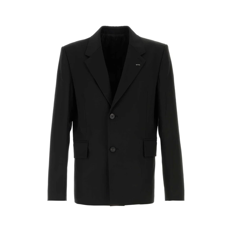 Wooyoungmi Black Wool Blazer Giacche E Gilet - Men