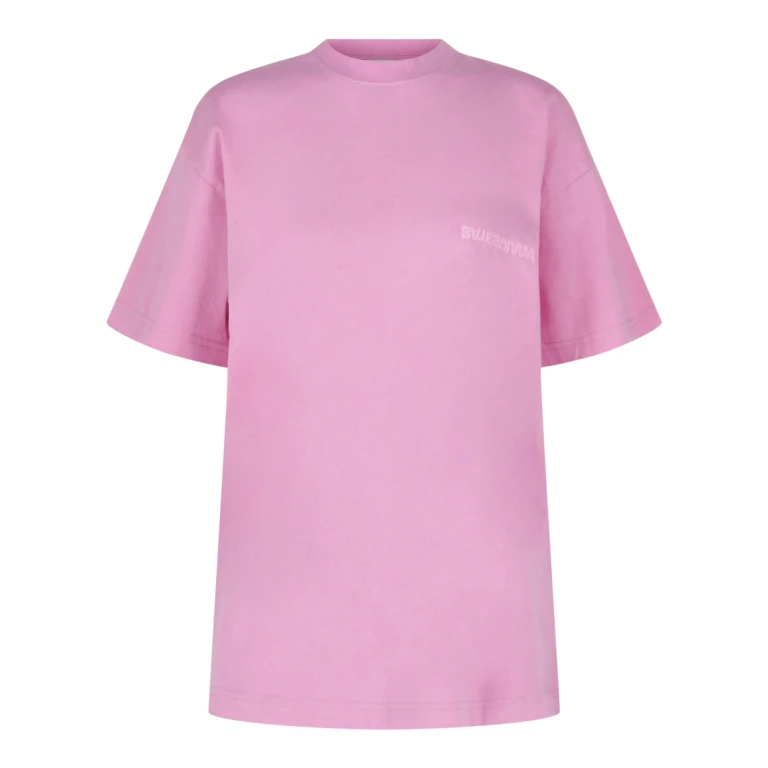 Upside Down Embroidered Logo T-Shirt