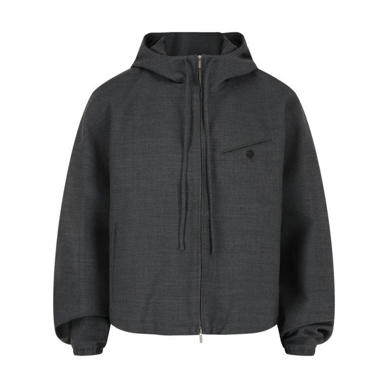 Wool Zip-Up Jacket